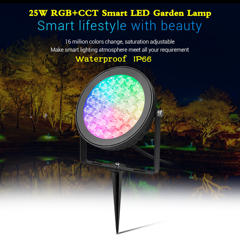 Smart Garden Led Lights - 2100루멘, 25W, RGB, CCT, 스마트 기능이