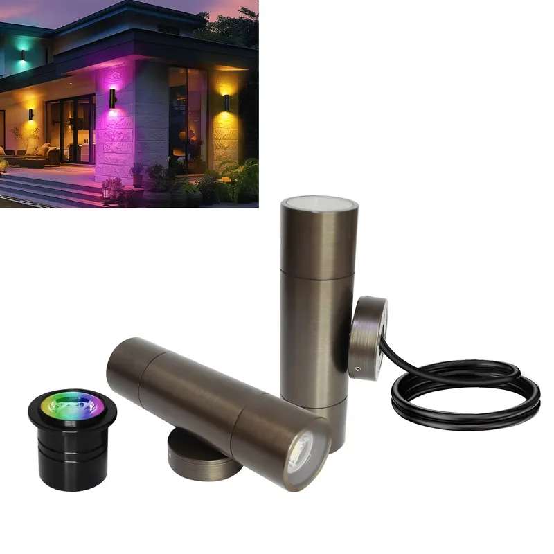 Smart Garden Led Lights - 내구성 있는 황동 야외 LED 벽등