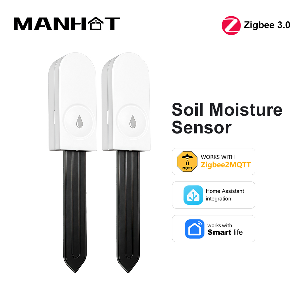 Smart Garden Sensors - Zigbee 3.0 토양 수분 센서 온도