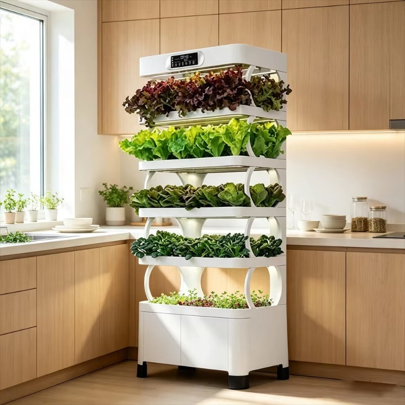 Smart Garden Vertical Planter - 시다 실내 수직 수경 재배 시스템,