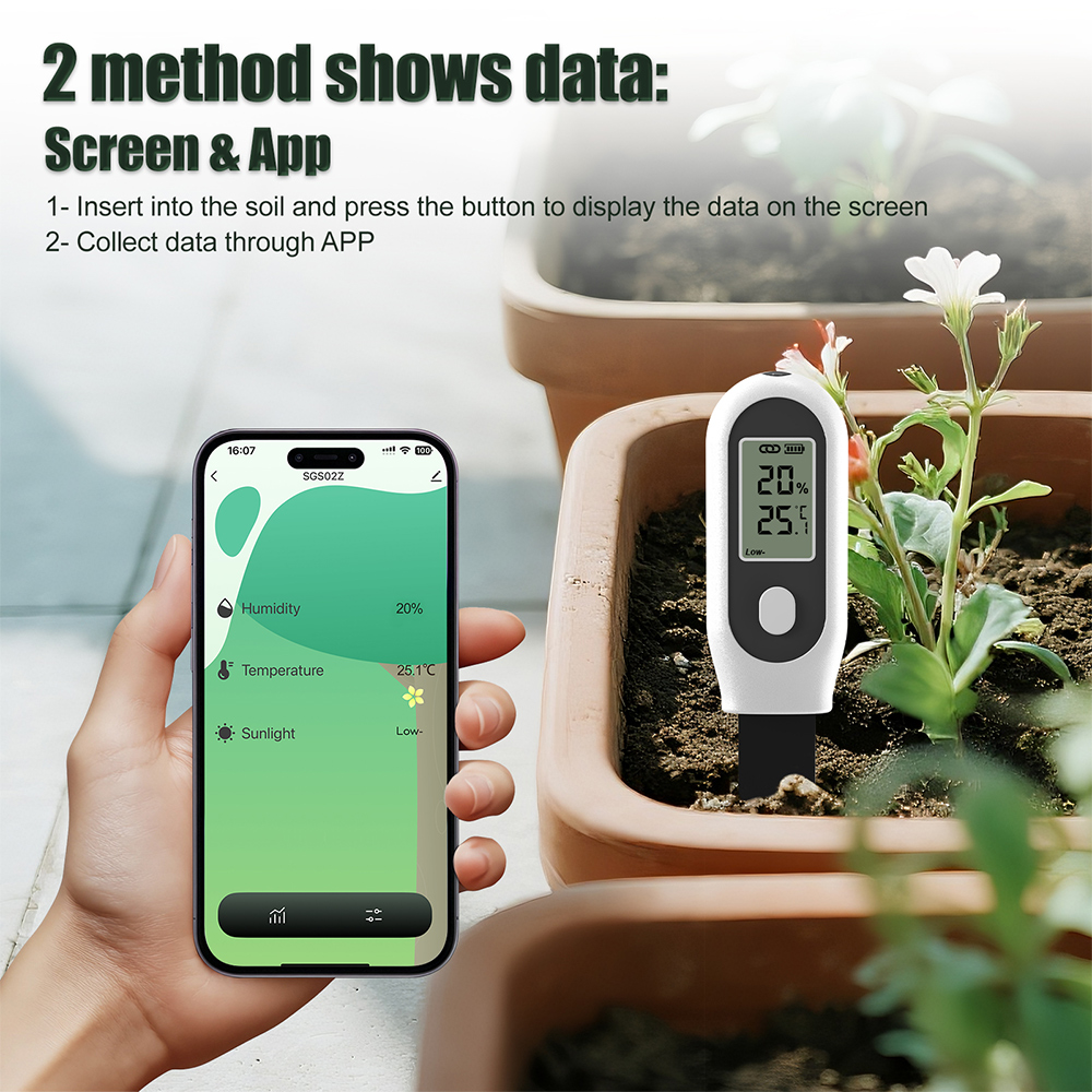 Smart Garden Sensors - 3 in 1 토양 테스터 지그비