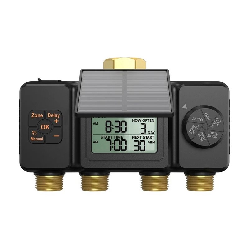 Smart Garden Tap Timer - GYTB-태양광 관개 타이머 자동 제어 4존