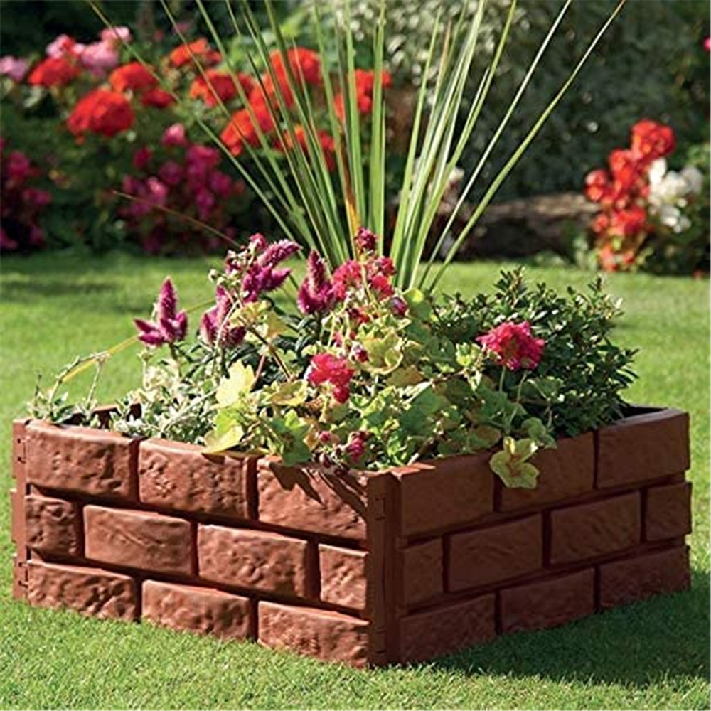 1-8Pcs 모조 돌 플라스틱 울타리 정원 울타리 테두 - Smart Garden Edging 리뷰 및 가격