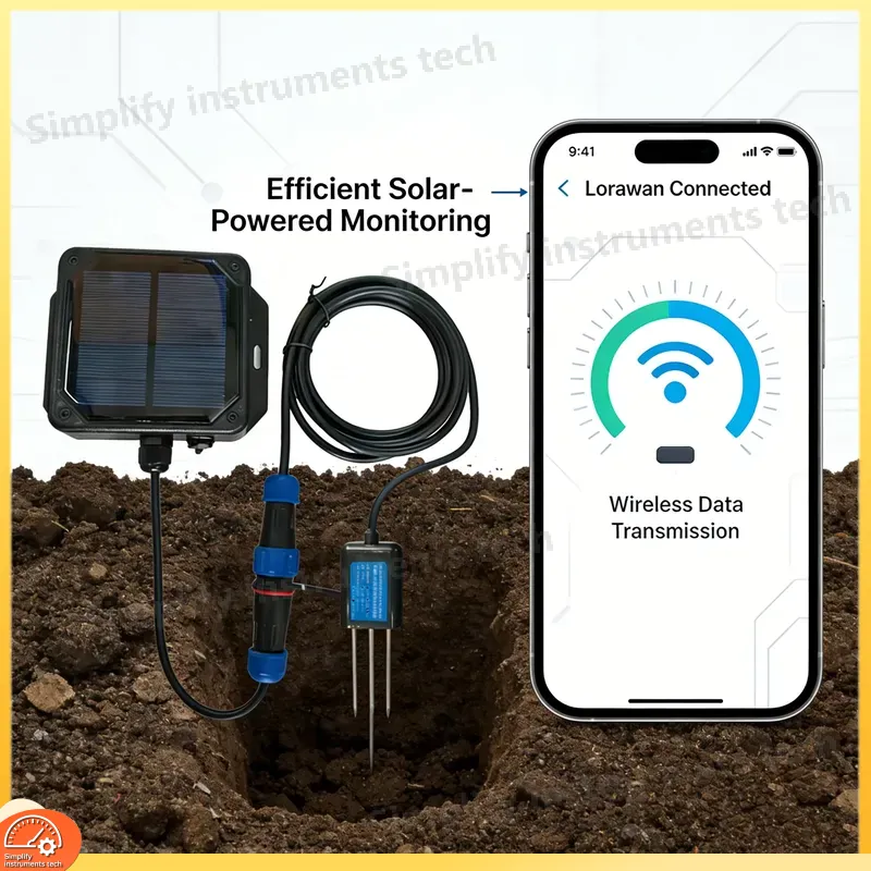 태양광 로라완 토양 수분 온도 센서 무선 IoT 농업  - Smart Garden Monitoring System 리뷰 및 가격