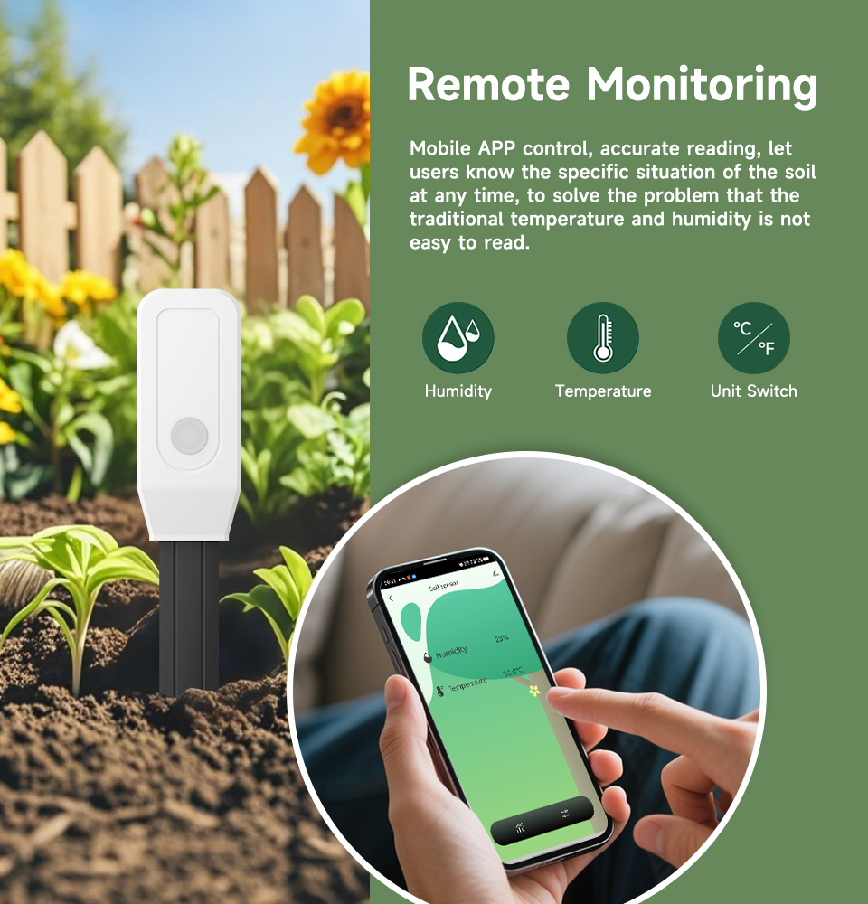 스마트 토양 테스터 센서, 지그비 3.0 토양 수분 및 - Smart Garden Sensors 리뷰 및 가격