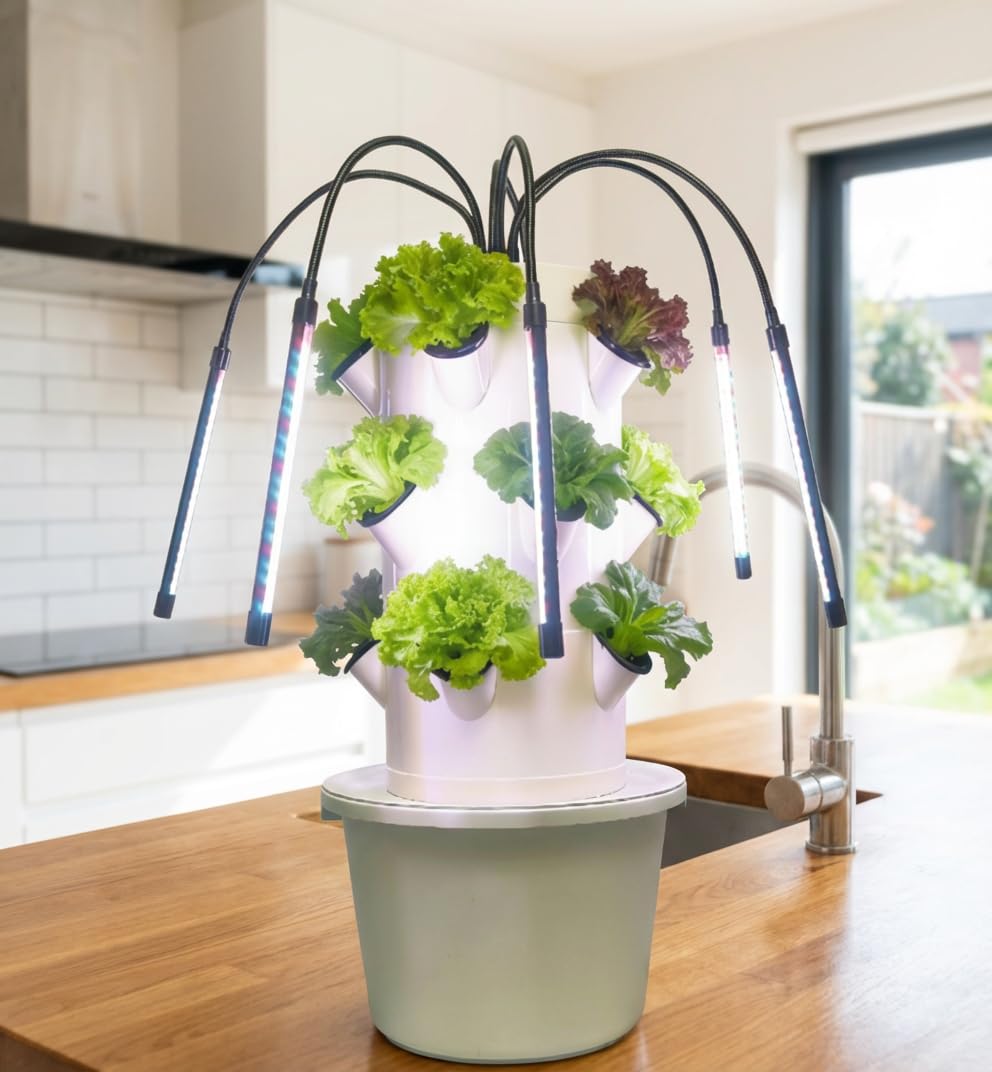 수직 수경 재배 시스템 |   3층 15홀 실내 정원  - Smart Garden Vertical Planter 리뷰 및 가격