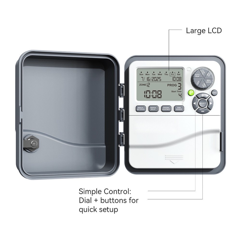 1Pc 12구역 프로그래밍 가능 스프링클러 컨트롤러 실 - Smart Garden Sensors 리뷰 및 가격