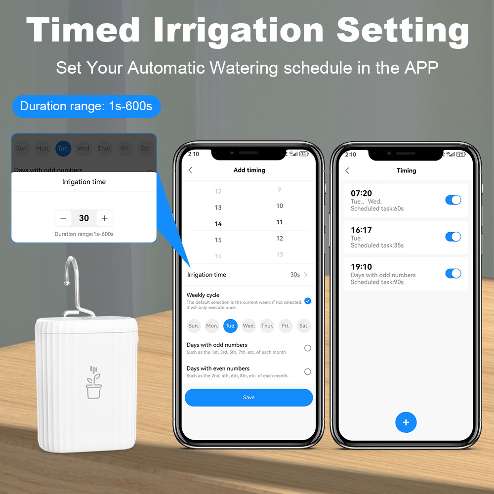 MANHOT WiFi 스마트 급수 펌프 충전식 배터리  - Smart Garden At Home 리뷰 및 가격