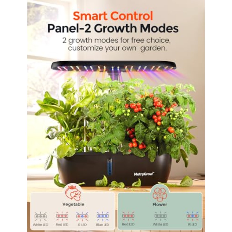 MG-15 수경재배 시스템 키트, 24W 성장 LED  - Smart Garden Led Lights 리뷰 및 가격