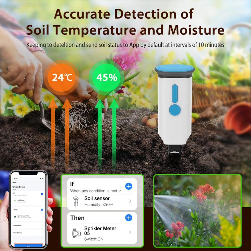 Haozee Tuya 스마트 WiFi 토양 수분 센서  - Smart Garden Sensors 리뷰 및 가격