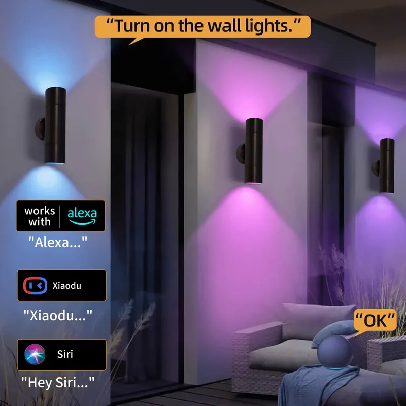 내구성 있는 황동 야외 LED 벽등 IP65 방수 디자 - Smart Garden Led Lights 리뷰 및 가격