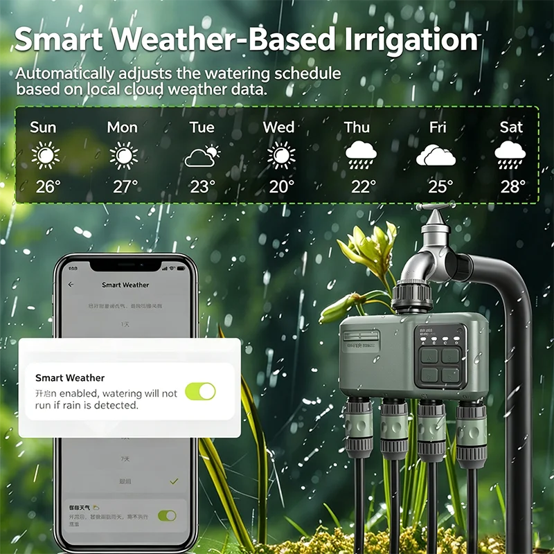 식물 자동 급수 시스템 WiFi 스마트 타이머 RF43 - Smart Garden At Home 리뷰 및 가격