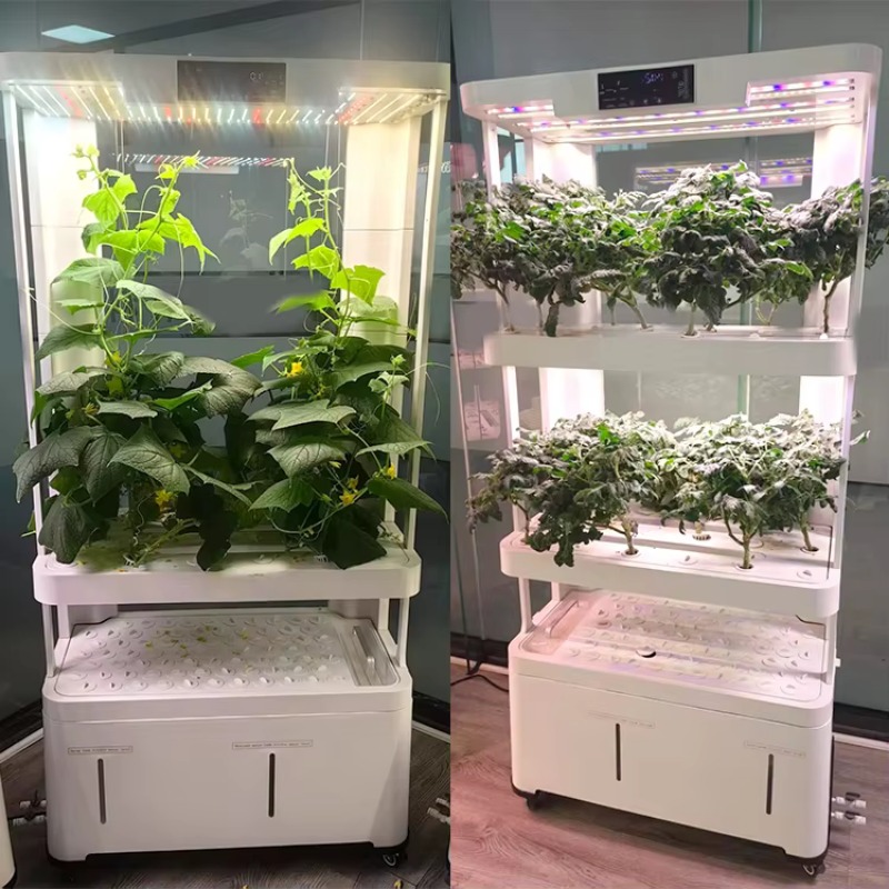 LED 식물 생장등이 장착된 이동식 스마트 가든 플랜터 - Smart Garden Vertical Planter 리뷰 및 가격