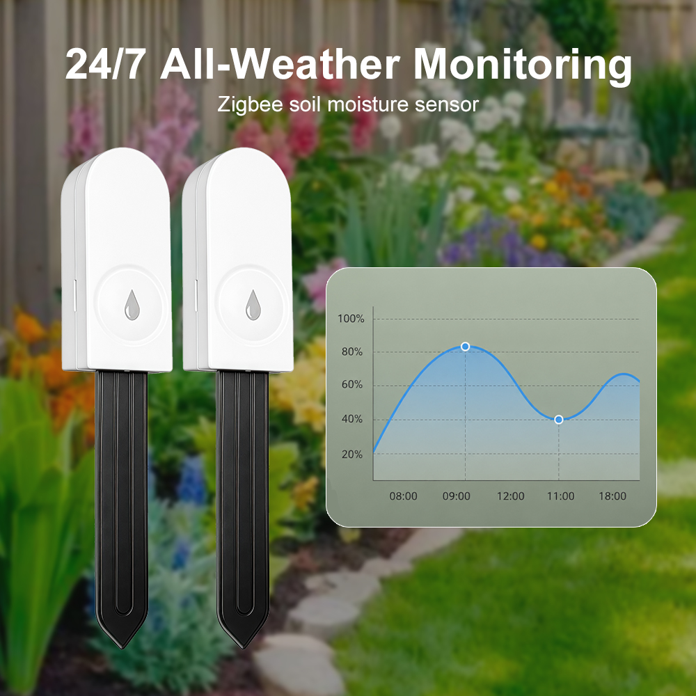 Zigbee 3.0 토양 수분 센서 온도 및 습도 온습 - Smart Garden Sensors 리뷰 및 가격