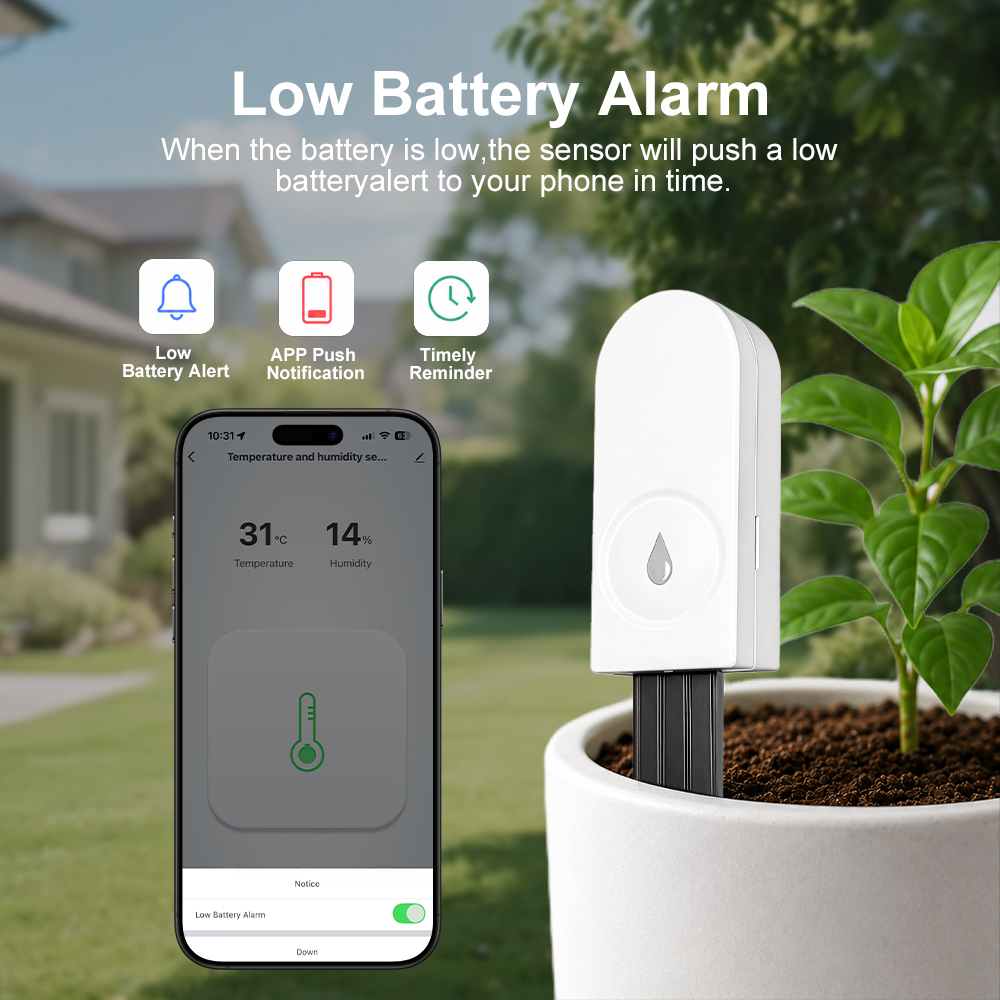 Zigbee 3.0 토양 수분 센서 온도 및 습도 온습 - Smart Garden Sensors 리뷰 및 가격