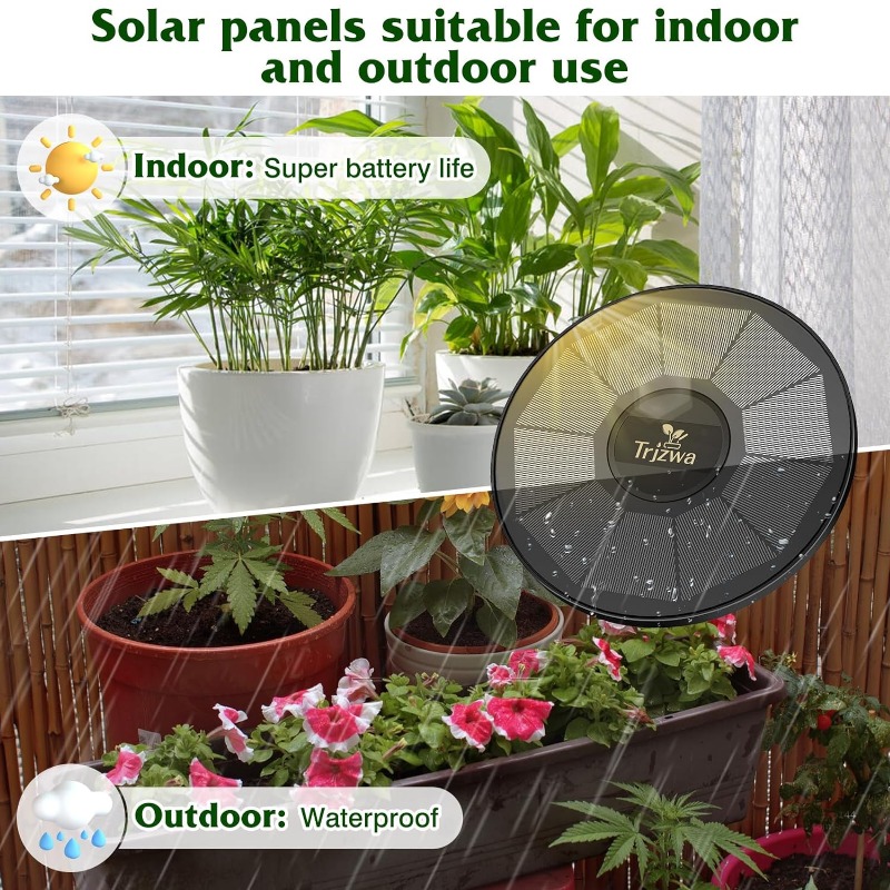 태양 관개 장비 자동 타이머가 있는 화분에 심은 식물용 - Smart Garden Watering System 리뷰 및 가격