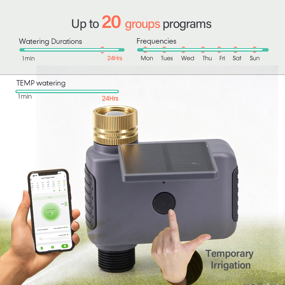 BSP/NPT 투야 스마트 태양광 와이파이 타이머 -  - Smart Garden At Home 리뷰 및 가격