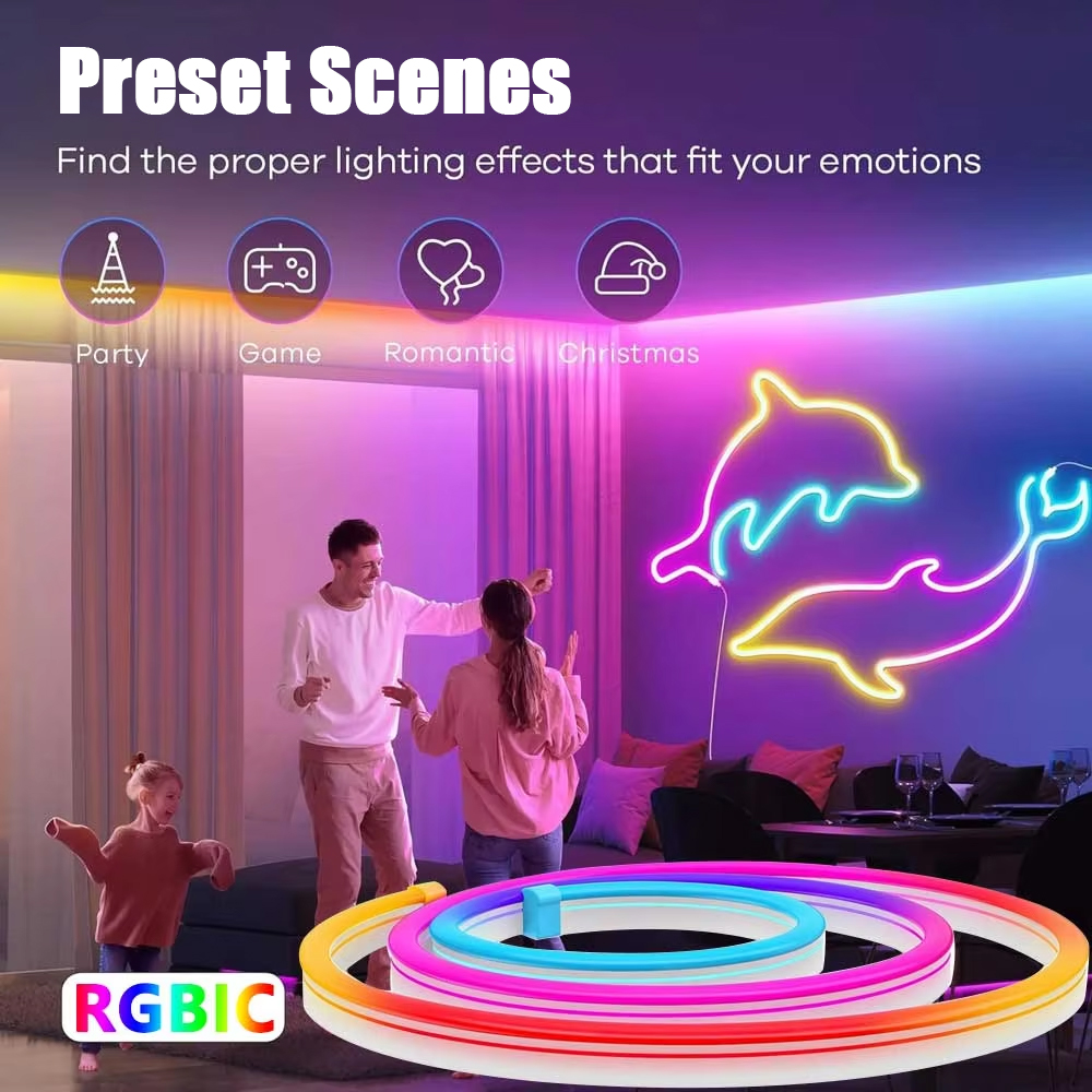 WISCOLOR 24V TUYA WIFI 네온 스트립  - Smart Garden Led Lights 리뷰 및 가격