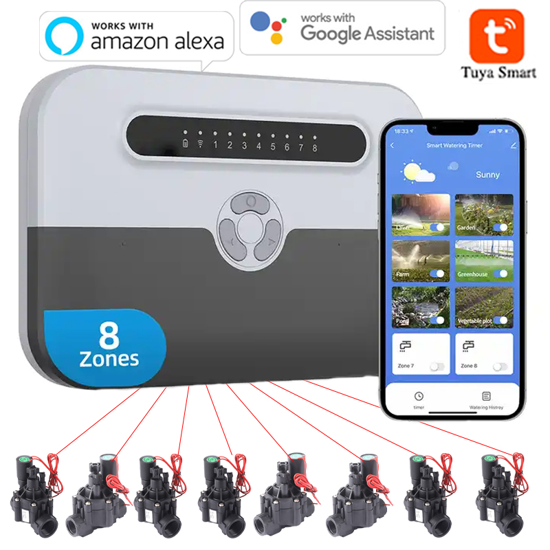 8개 스테이션 WiFi 실내 스마트 스프링클러 컨트롤러 - Smart Garden At Home 리뷰 및 가격