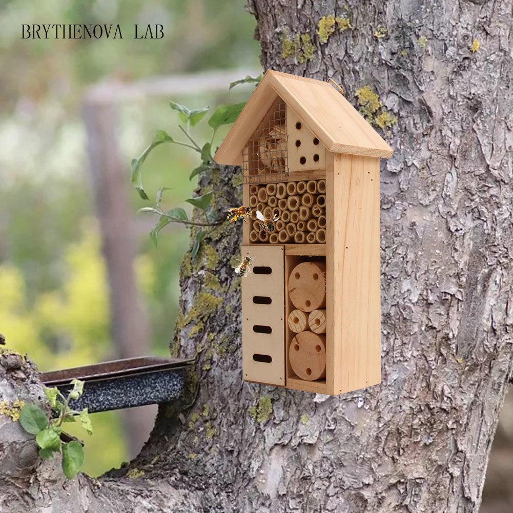 곤충집 나무 곤충 호텔 자연 둥지 서식지 정원 야외 마 - Insect Hotel Wood 리뷰 및 가격