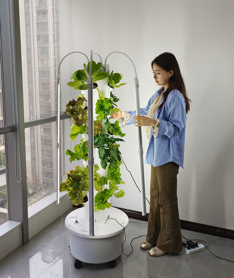 수경재배 타워 실내 재배 시스템 수직 정원 플랜터 실내 - Smart Garden Vertical Planter 리뷰 및 가격