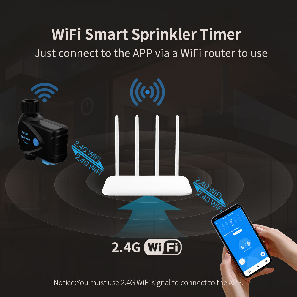 Tuya WiFi 스마트 워터 디바이스 내장형 계량기, - Smart Garden Watering System 리뷰 및 가격