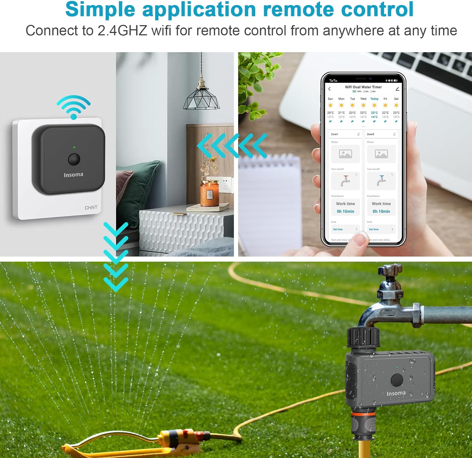 Insoma Wifi 자동 뿌리기 타이머 원격 정원 워 - Smart Garden At Home 리뷰 및 가격