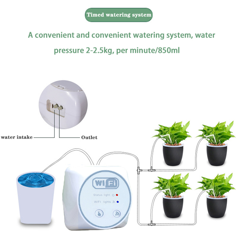 WiFi 스마트 정원 관개 컨트롤러 식물 자동 물방울  - Smart Garden At Home 리뷰 및 가격