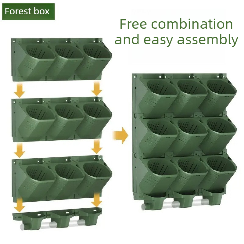 벽걸이형 화분 세트, 스마트 점적 관수 시스템, 자동  - Smart Garden Vertical Planter 리뷰 및 가격