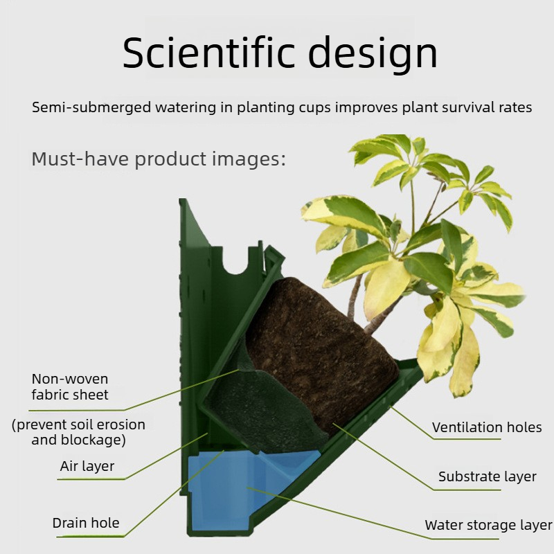 벽걸이형 화분 세트, 스마트 점적 관수 시스템, 자동  - Smart Garden Vertical Planter 리뷰 및 가격