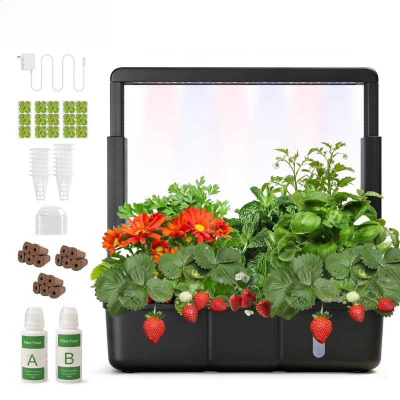 실내 LED 15개 튜브 수경재배 스마트 가든 시스템으 - Smart Garden At Home 리뷰 및 가격
