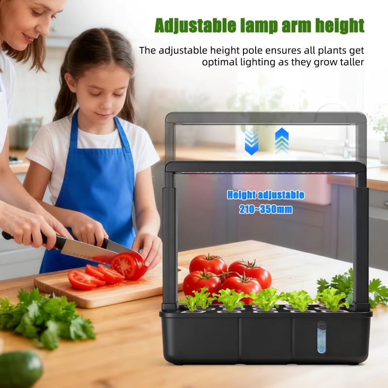 실내 LED 15개 튜브 수경재배 스마트 가든 시스템으 - Smart Garden At Home 리뷰 및 가격