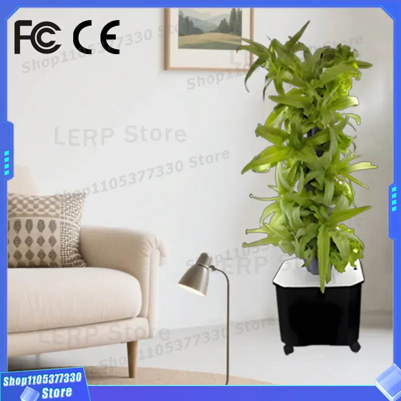 스마트 수직 수경 재배 타워 가정용 정원 무토양 채소  - Smart Garden Vertical Planter 리뷰 및 가격