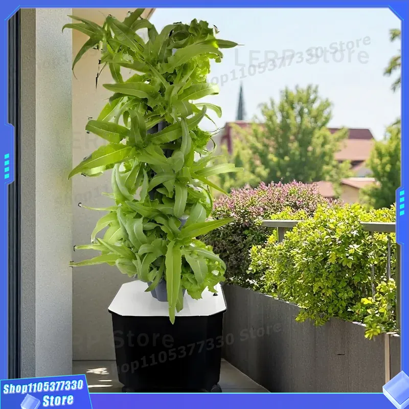 스마트 수직 수경 재배 타워 가정용 정원 무토양 채소  - Smart Garden Vertical Planter 리뷰 및 가격