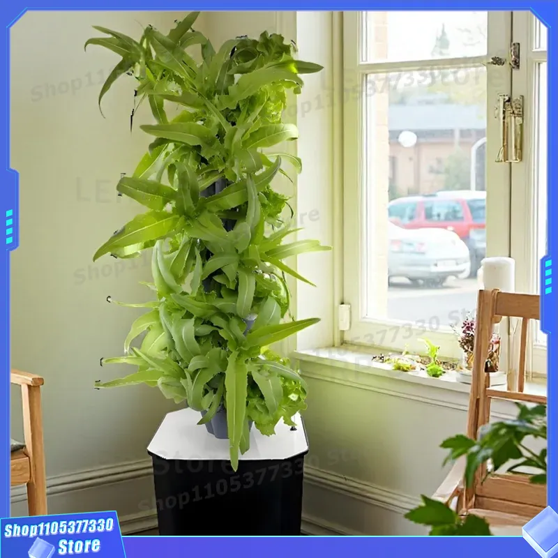 스마트 수직 수경 재배 타워 가정용 정원 무토양 채소  - Smart Garden Vertical Planter 리뷰 및 가격