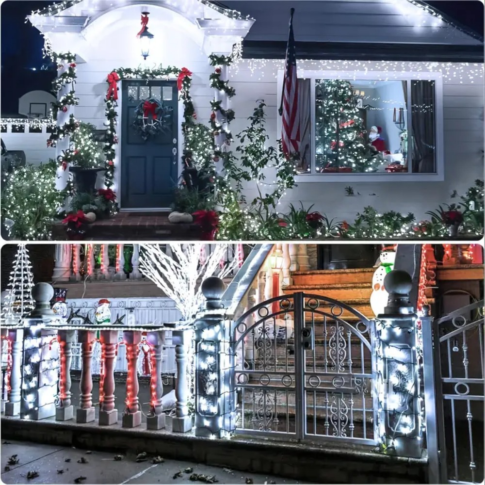태양열 전원 야외 문자열 조명 100 LED 8 모드  - Smart Garden Light Camera 리뷰 및 가격
