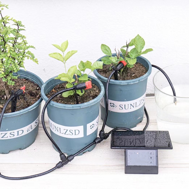 WIFI 태양 자동 급수 기계 키트 모바일 App 원격 - Smart Garden Watering System 리뷰 및 가격