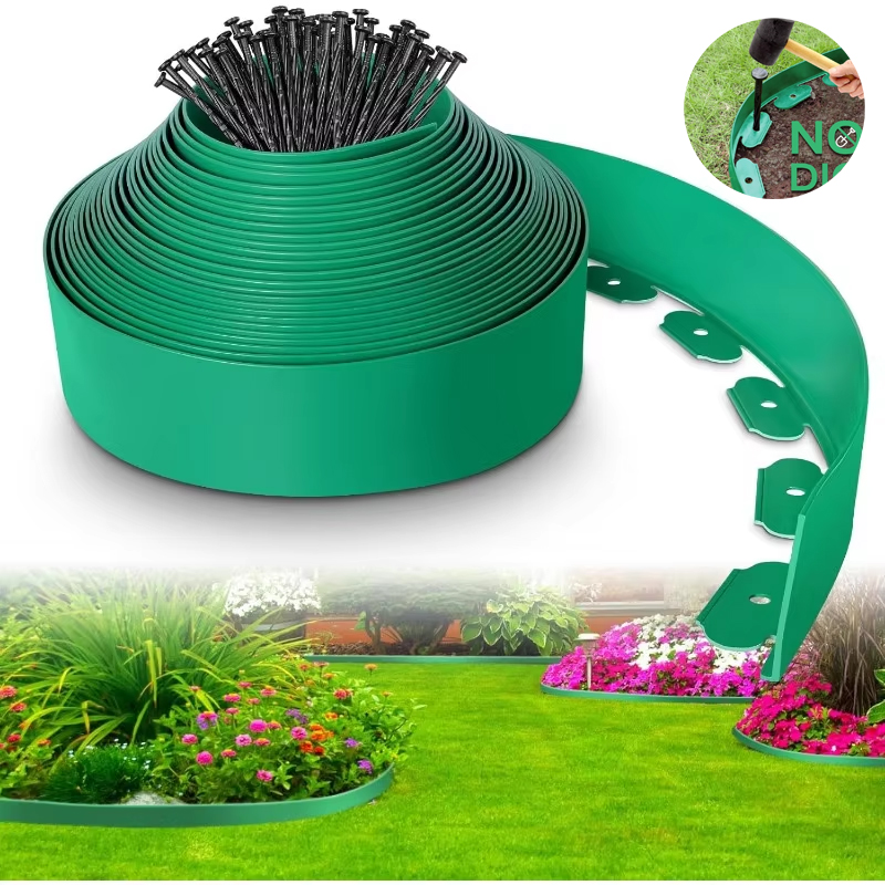 30개의 스파이크 앵커가 있는 10M 유연한 PVC 정 - Smart Garden Edging 리뷰 및 가격