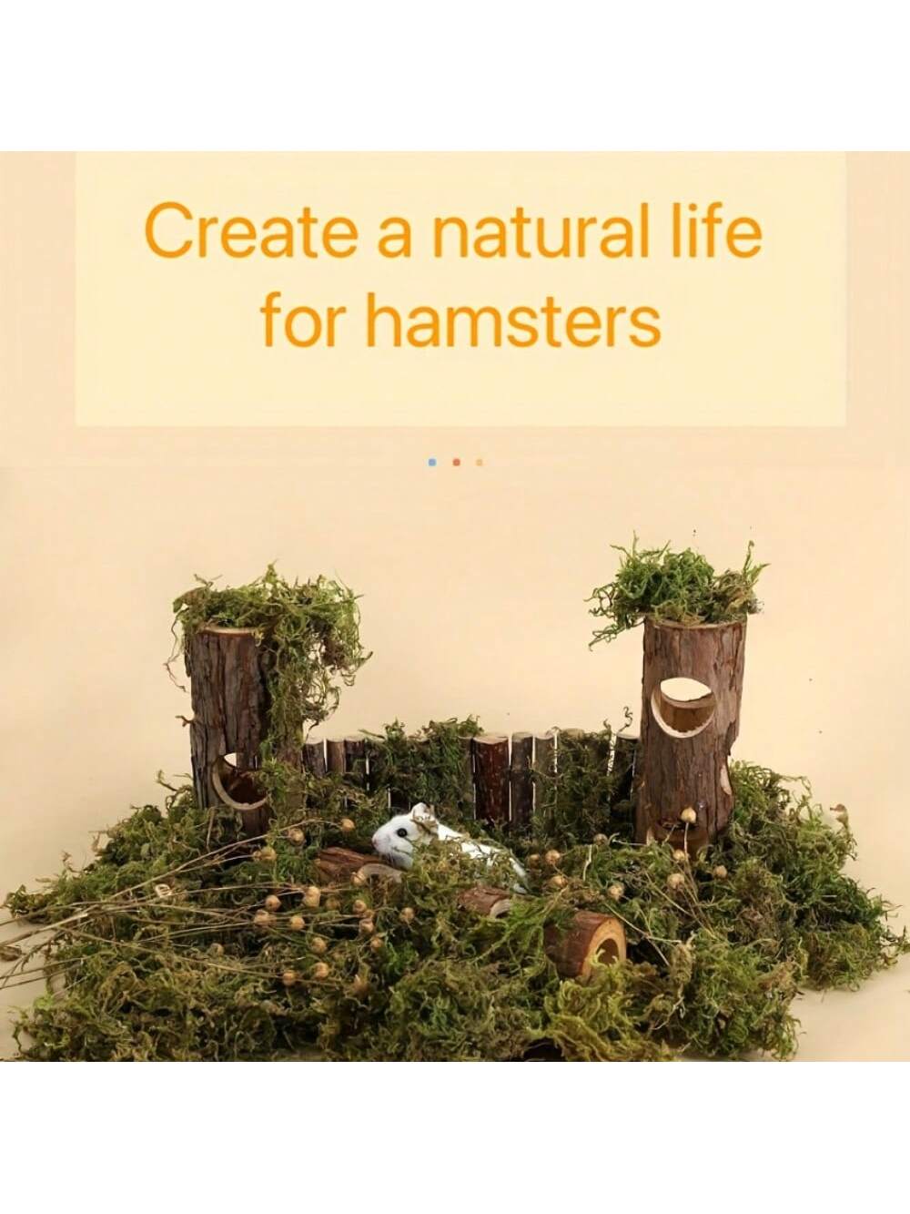 자연 목재로 만든 햄스터 은신처 터널, 20cm x 1 - Insect Hotel Wood 리뷰 및 가격
